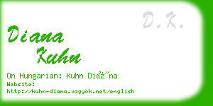 diana kuhn business card